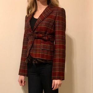 Plaid blazer